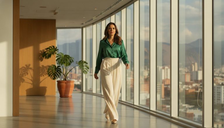 Cómo estilizar un pantalón palazzo para la oficina: Elegancia y libertad en su jornada laboral