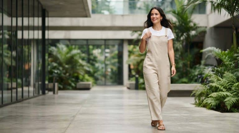 Overol de tela para mujer: cómo elegir comodidad y estilo atemporal